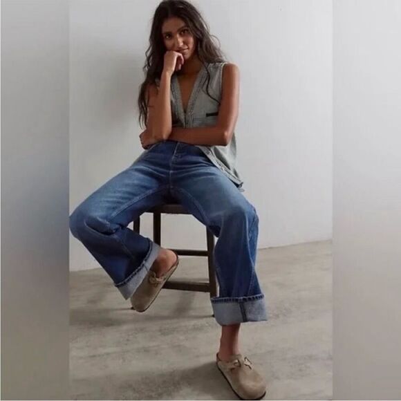 We The Free Expert Advice Mid Rise Flare Free People NWOT Size 32 - Picture 1 of 8